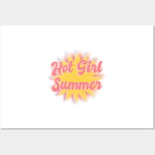 hot girl summer sun - large Posters and Art